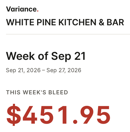 Printed Monday Review for the week of September 21 — demo kitchen.